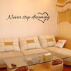 Duopindun Diy Removable Never Stop Dreaming Wall Quote Vinyl Decals Home Decor Mural Art duopindun kopen in de aanbieding Duopindun Diy Removable Never Stop Dreaming Wall Quote Vinyl Decals Home Decor Mural Art duopindun kopen in de aanbieding