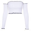 Meihuid Fashion Women Off Shoulder Crop Top Long Sleeve Shirt Blouse Sweater T meihuid kopen in de aanbieding Meihuid Fashion Women Off Shoulder Crop Top Long Sleeve Shirt Blouse Sweater T meihuid kopen in de aanbieding
