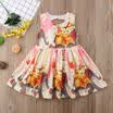 Niñas bebés sin mangas Tulle Animal algodón fiesta chaleco vestido princesa ropa
