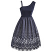 Gbtiger Skew Neck Floral Lace Formal Dress gbtiger kopen in de aanbieding