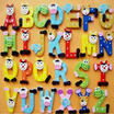 Canis 26 Magnetic Letters A Z Wooden Fridge Magnets Baby Kid Education Toys Novelty canis kopen in de aanbieding