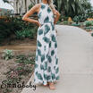 Canis Women Maxi Boho Floral Summer Beach Long Dress Evening Cocktail Party canis kopen in de aanbieding