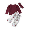 Duopindun 3Pcs Newborn Baby Girls T Shirt Topsfloral Leggings Pants Outfits Clothes Set duopindun kopen in de aanbieding Duopindun 3Pcs Newborn Baby Girls T Shirt Topsfloral Leggings Pants Outfits Clothes Set duopindun kopen in de aanbieding