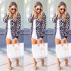 Meihuid Womens Winter Warm Leopard Print Coat Ladies Casual Jacket Cardigan Outerwear meihuid kopen in de aanbieding