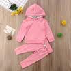 AU Newborn Baby Kids Boys Girls Tops con capucha Pantalones largos 2pcs Ropa Trajes Set