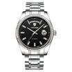 TEVISE T833A Hombres de Negocios Reloj Mecánico Automático Pantalla de Calendario de Tiempo Moda Casual Correa de Acero Inoxidable 3ATM Impermeable Lu