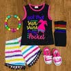 2pcs niño bebé niña traje ropa Romper camiseta Top raya pantalones conjunto de traje