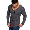 Meihuid Fashion Mens Slim Fit Long Sleeve T Shirts Casual Tee Shirt Tops Pullover meihuid kopen in de aanbieding Meihuid Fashion Mens Slim Fit Long Sleeve T Shirts Casual Tee Shirt Tops Pullover meihuid kopen in de aanbieding