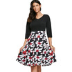 Gbtiger Floral Print Fitflare Dress With Pockets gbtiger kopen in de aanbieding