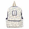 Bag lad maitres canvas women&39s bag backpack Korean version of the school high school students bag school junior high school students travel backpack small fresh S703 blue edge