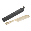 Great Power Star Professional Hair Salon Stainless Steel Comb Hairdressing Cutting Metal Long Handle Black great power star kopen in de aanbieding Great Power Star Professional Hair Salon Stainless Steel Comb Hairdressing Cutting Metal Long Handle Black great power star kopen in de aanbieding