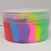 Rainbow Puff Slime Toys Glossy Cotton Clicky And Borax Kids Stress Relief