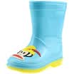 PaulFrank mouth monkey rain boots in the tube waterproof shoes shoes shoes men&women baby fashion boots PF1011 blue 30 yards