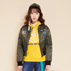 Joy Collection Semir Lady Korean Version Of The Collar Seal Embroidery Straight Pilot Pendant Jacket 19416080901 Army Green joy collection kopen in de aanbieding Joy Collection Semir Lady Korean Version Of The Collar Seal Embroidery Straight Pilot Pendant Jacket 19416080901 Army Green joy collection kopen in de aanbieding