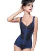 Jingdong Supermarket Zi Yan Li children conjoined body sculpting clothing chest chest abdomen to mention hip beam postpartum weight loss triangle body underwear female LT139 luxury treasure blue XL