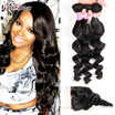 Iris Queen Hair 7A Peruvian Virgin With Closure Loose 3 Bundles Unprocessed Human Lace Closures iris queen hair kopen in de aanbieding Iris Queen Hair 7A Peruvian Virgin With Closure Loose 3 Bundles Unprocessed Human Lace Closures iris queen hair kopen in de aanbieding