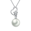Joy Collection Kayas Gaia39Spearl Pearl Pendant 925 Silver Light Freshwater Necklace Flower Heart Woman joy collection kopen in de aanbieding Joy Collection Kayas Gaia39Spearl Pearl Pendant 925 Silver Light Freshwater Necklace Flower Heart Woman joy collection kopen in de aanbieding