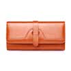 SENDEFN ladies wallet female long Korean version of the buckle big buckle big folder folder women&39s triple fold wallet tide 8006 dark blue