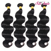 Mongolian Hair Body Wave 4 Bundles 7A Virgin Szc Mogolian Weave Human Extensions szc kopen in de aanbieding