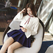Joy Collection Sustory Women39S Clothing 2017 Spring Horns Sleeves White Shirt Women Long Sleeved Chiffon Han Fan College Wind Casual Su057 joy collection kopen in de aanbieding Joy Collection Sustory Women39S Clothing 2017 Spring Horns Sleeves White Shirt Women Long Sleeved Chiffon Han Fan College Wind Casual Su057 joy collection kopen in de aanbieding