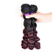 Sexy Lady Ombre Peruvian Virgin Hair Burgundy 3Pcslot Formula Cheap Weave Red Wigs sexy lady kopen in de aanbieding