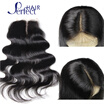 Perfecthair Brazilian Virgin Hair Body Wave With Closure 8A Unprocessed 1B Human Lace Natural Balck perfecthair kopen in de aanbieding