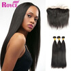Royce Top Malaysian Human Hair Silky Straight 3Pcs With 134 Closure Mink Virgin Ear To Bundles Extension royce kopen in de aanbieding