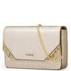 Gold fox FOXER handbags new geometric lattice pattern chain package fashion wild shoulder small square package trend devil lady bag 941013F1O gold