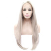 Anogol Light Gray Long Loose Wave Peruca Laco Sintetico Heat Resistant Natural Hair Wigs Synthetic Lace Front Wig anogol kopen in de aanbieding