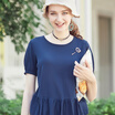Joy Collection Yixiang Liying 2017 Summer New Lotus Leaf Short Sleeved Sweater To Send Brooch 970449006 Blue joy collection kopen in de aanbieding Joy Collection Yixiang Liying 2017 Summer New Lotus Leaf Short Sleeved Sweater To Send Brooch 970449006 Blue joy collection kopen in de aanbieding
