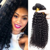 Iueenly Brazilian Virgin Hair 4 Bundles Afro Kinky Curly Weave Human Cheap iueenly kopen in de aanbieding