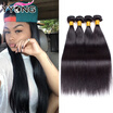 Yyong Hair Products Brazilian Virgin Straight Unprocessed 4 Bundles 100 Human yyong kopen in de aanbieding