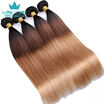 Noble Qu Malaysian Virgin Hair Straight Ombre Human Bundles 4 1B427 Weave 7A noble qu kopen in de aanbieding