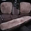 Antarctic nanjiren wool cushion short-haired shearing cushion winter car seat cushion pad seat car dual-use whole leather luxury three-piece light coffee color