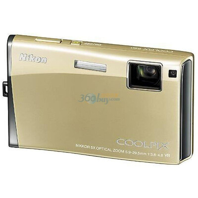 

Цифровая фотокамера Nikon S60 (золото)