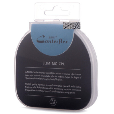 

Conteflex SLIM MC CPL 72 мм тонкий 12-слойный поляризатор