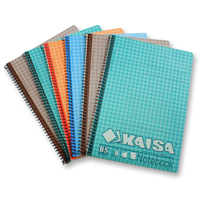 

KAISA KS-00776 B5 Ноутбук с металлической катушкой европейского стандарта (с карманом) 80 страниц (176 * 250 мм)