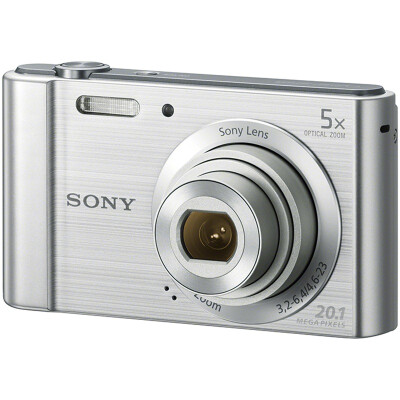 

Sony (SONY) DSC-W800 Digital Silver Camera (20,1 миллионов пикселей 5x оптический зум 26мм широкий экран 2,7 дюйма)