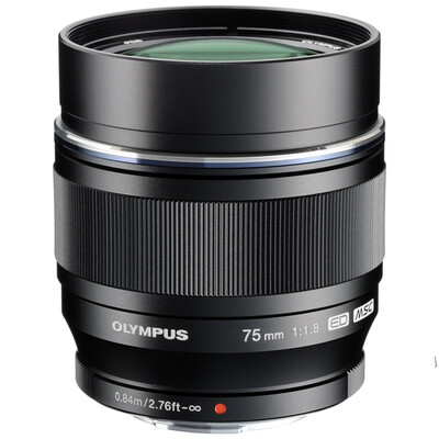 

Olympus (OLYMPUS) M.ZUIKO DIGITAL 75 мм f1.8 черный высококачественный объектив с линзой для объектива