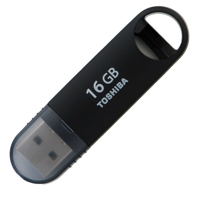 

Toshiba (TOSHIBA) вспышка серия U диск 16GB (черный) USB3.0