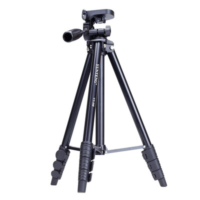 

Yunteng (Yunteng) VT-688 портативный штатива SUITE бутика микро- одна цифровая зеркальная камера штатив легкий путешествие с высококачественной алюминиевой черный