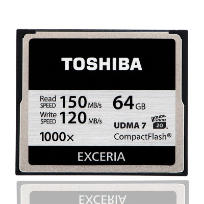 

Toshiba (TOSHIBA) EXCERIA CF-карта 64G экстремальная мгновенное скорость чтение 150M 120M +1000 скорости записи / ВПГ-20