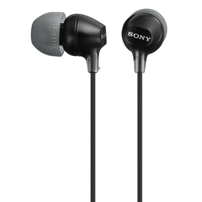 

Sony (SONY) MDR-EX15LP маленький в ухе стиль наушники, носящий удобное полупрозрачное желе цвет градиентное тело черный