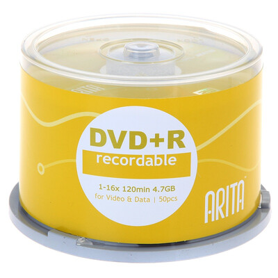 

Рид Германия (ARITA) DVD + R 16 скорость 4.7G e серия барабанов 50 горелка