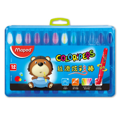 

Ма Peide (Maped) CH836112 растворим шелковистый стержень 12 Яркого цвета / цвета роторного карандаш / Huabang