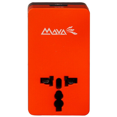 

Майя (MAYA) путешествует за границу с помощью разъема plug / 2.1A Зарядное устройство USB / 3 в 1 / немецком стандарте Британский стандарт Британский стандарт / оранжевый
