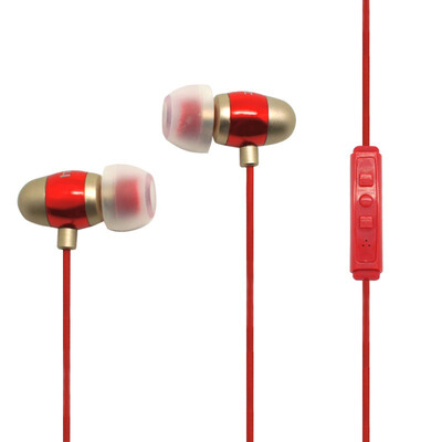 

Heavit (havit) earbuds I6-1Ear bullet наушники iphone проволока алюминий-магниевый сплав в ушных вкладышах рубиновый красный