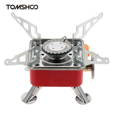

TOMSHOO Portable Collapsible Outdoor Backpacking Butane Gas Camping Picnic Stove Burner 2800W Outdoor Stove