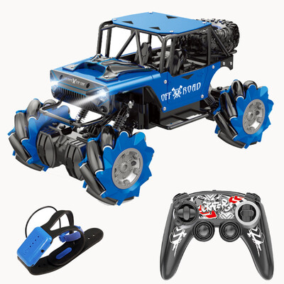 

Siaonvr Xmas Stunt RC Car Gesture Sensing Twisting VehicleDrift Car Driving Toy Gifts