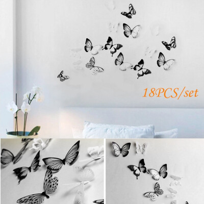 

18PCSset Decorative 3D Wall Stickers DIY Fridge Sticker Decorative PVC Wall Decals Wall Decals Stickers Wall Stickers Home Decor